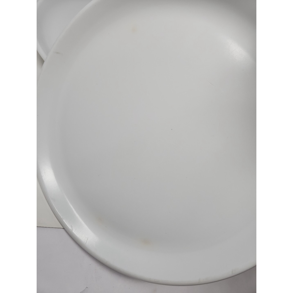 Vtg Rubbermaid White Plastic Plates Set Of 10 #3840 Melamine 10.25" CottageCore - Picture 7 of 15